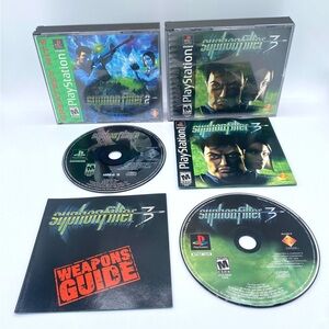 Syphon Filter 2 (Disc 2 ONLY) and 3 (Sony PlayStation 1) PS1 Video Games - READ